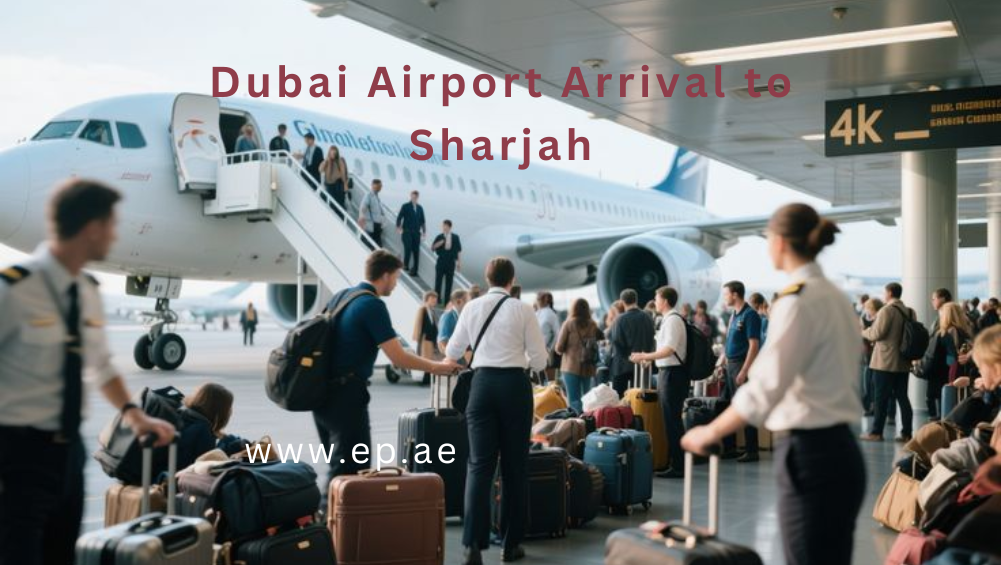 Dubai Airport Arrival to Sharjah Hotels in 8-Seater Van
